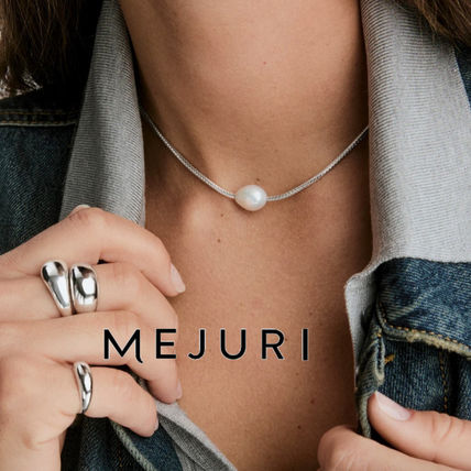 【MEJURI】ファインジュエリー〇Satellite Necklace〇2色 TWO LINKS NECKLACE(1ZN1136)K18YG ネックレス｜スター