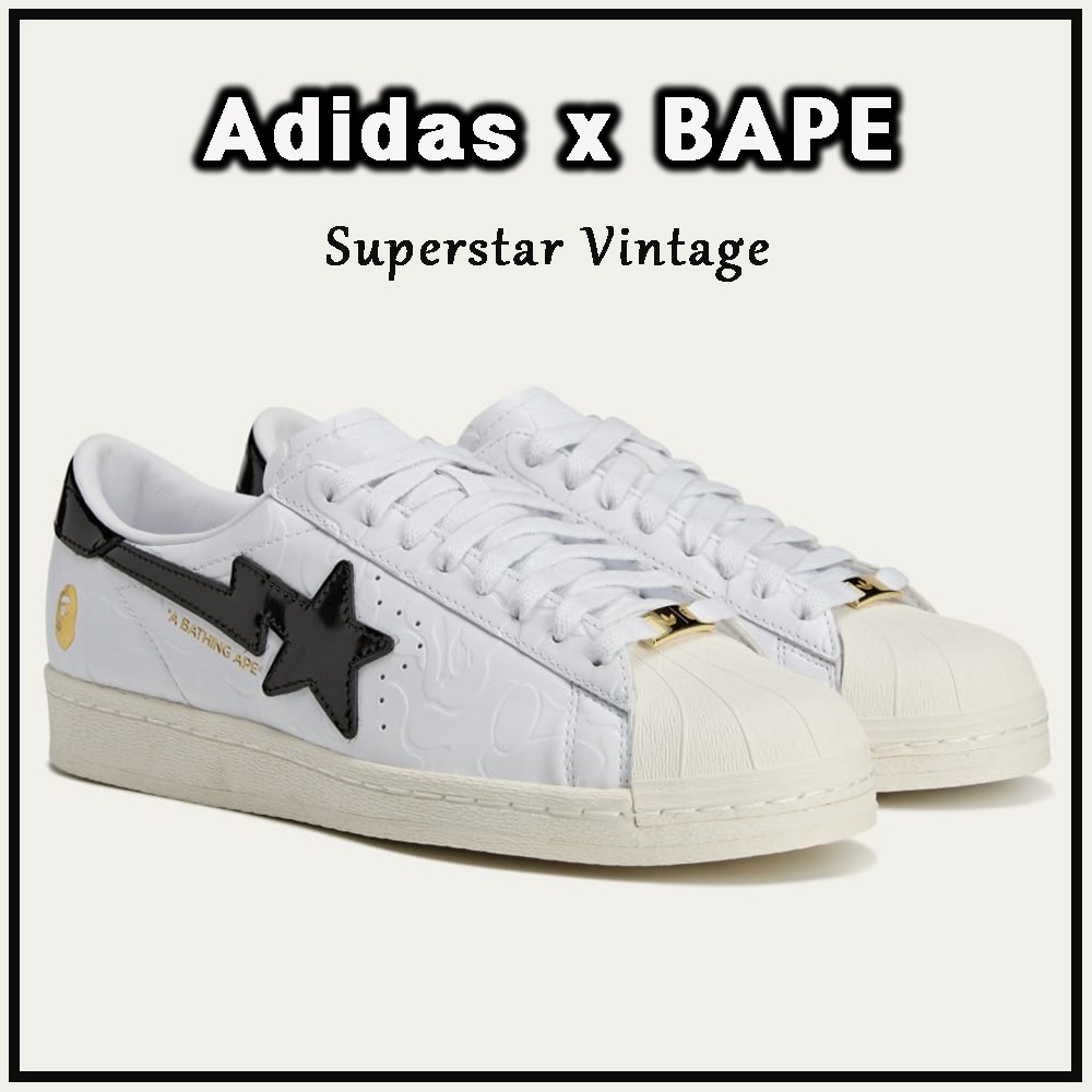 【Adidas x BAPE】★Superstar Vintage★男女共用★