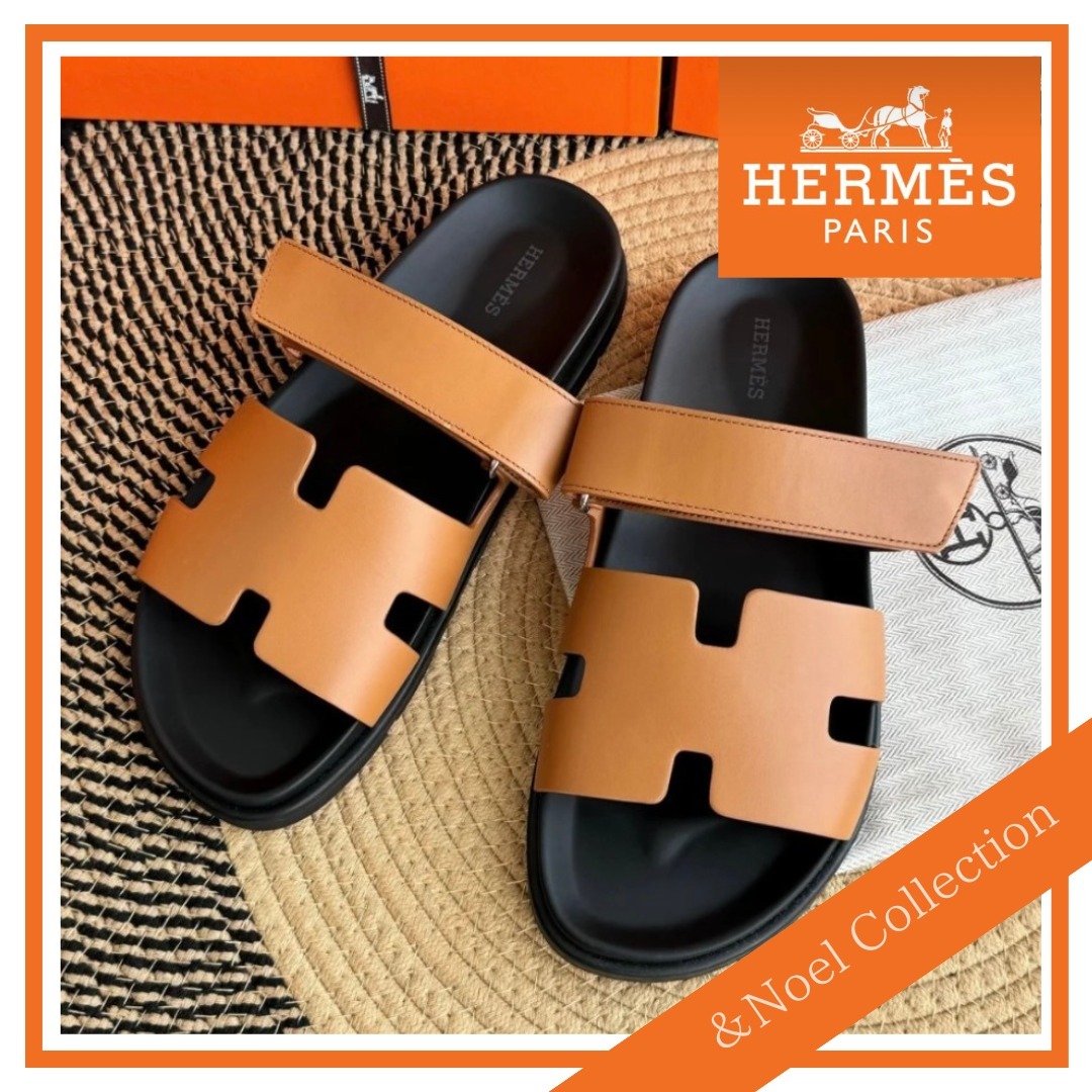 【定番♢お洒落】HERMES サンダル【シプレ】Naturel