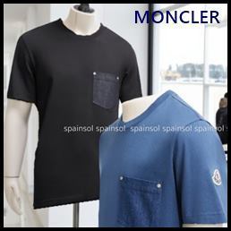 【MONCLER】デニムポケットつきコットンＴシャツ☆2color