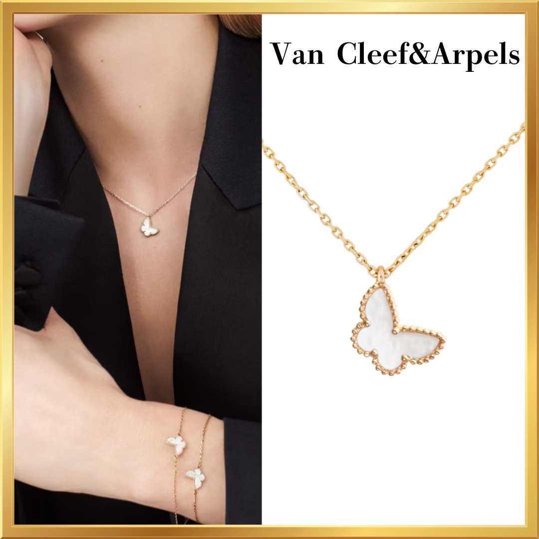 即納♦Van Cleef&Arpels スウィートアルハンブラ パピヨン