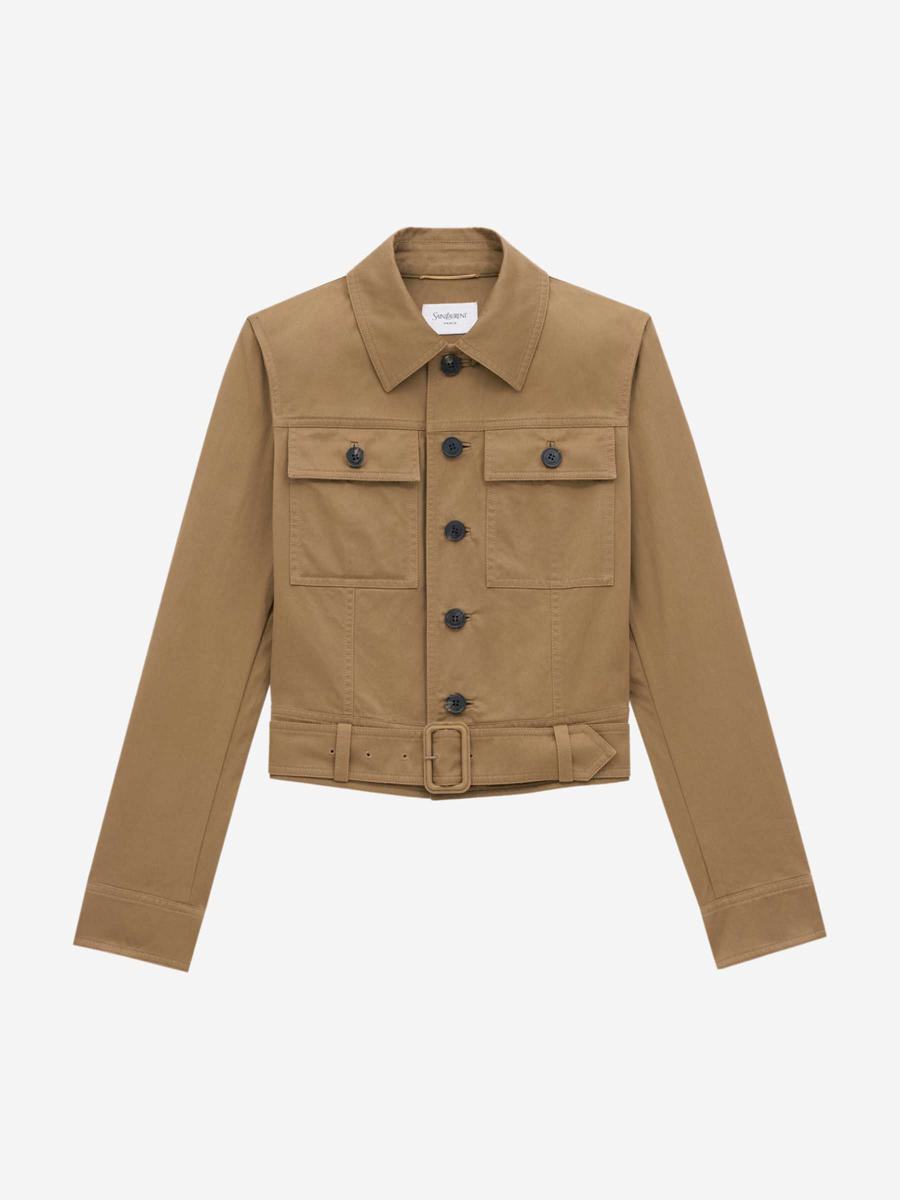 【関税＆送料込み】Saint Laurent Cropped Denim Jacket