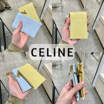 国内【CELINE】ジップ付きカードホルダー トリオンフ チャーム