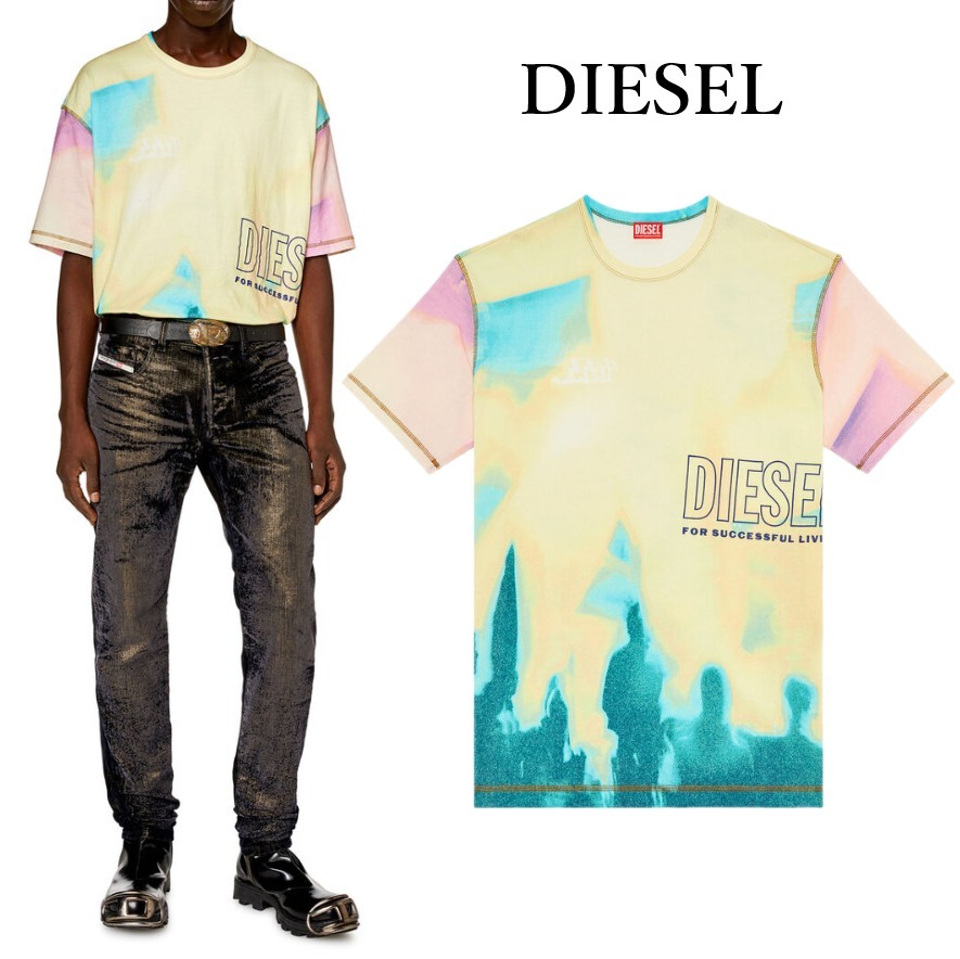 関税込 DIESEL クルーネック T ディーゼル t-wash-color