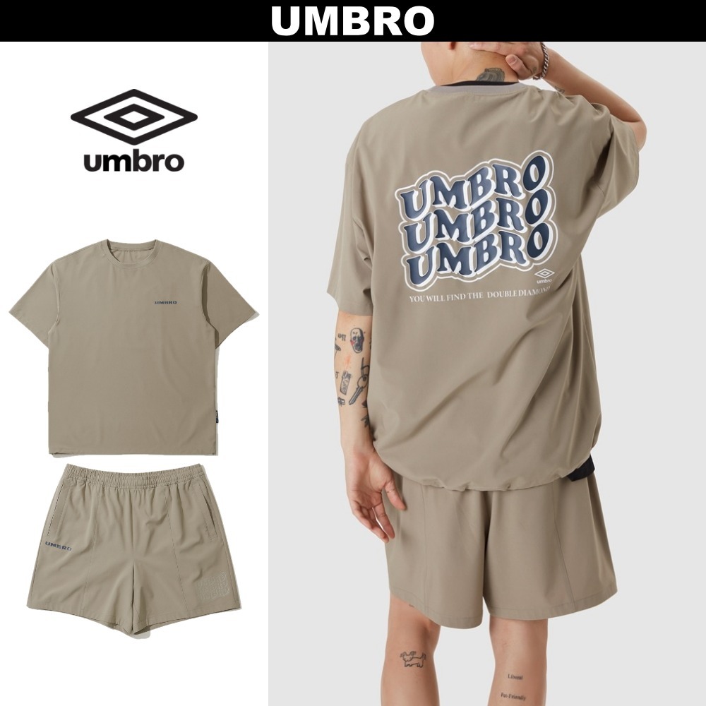 UMBRO セットアップ : グラフィック 半袖Tシャツ & ハーフパンツ
