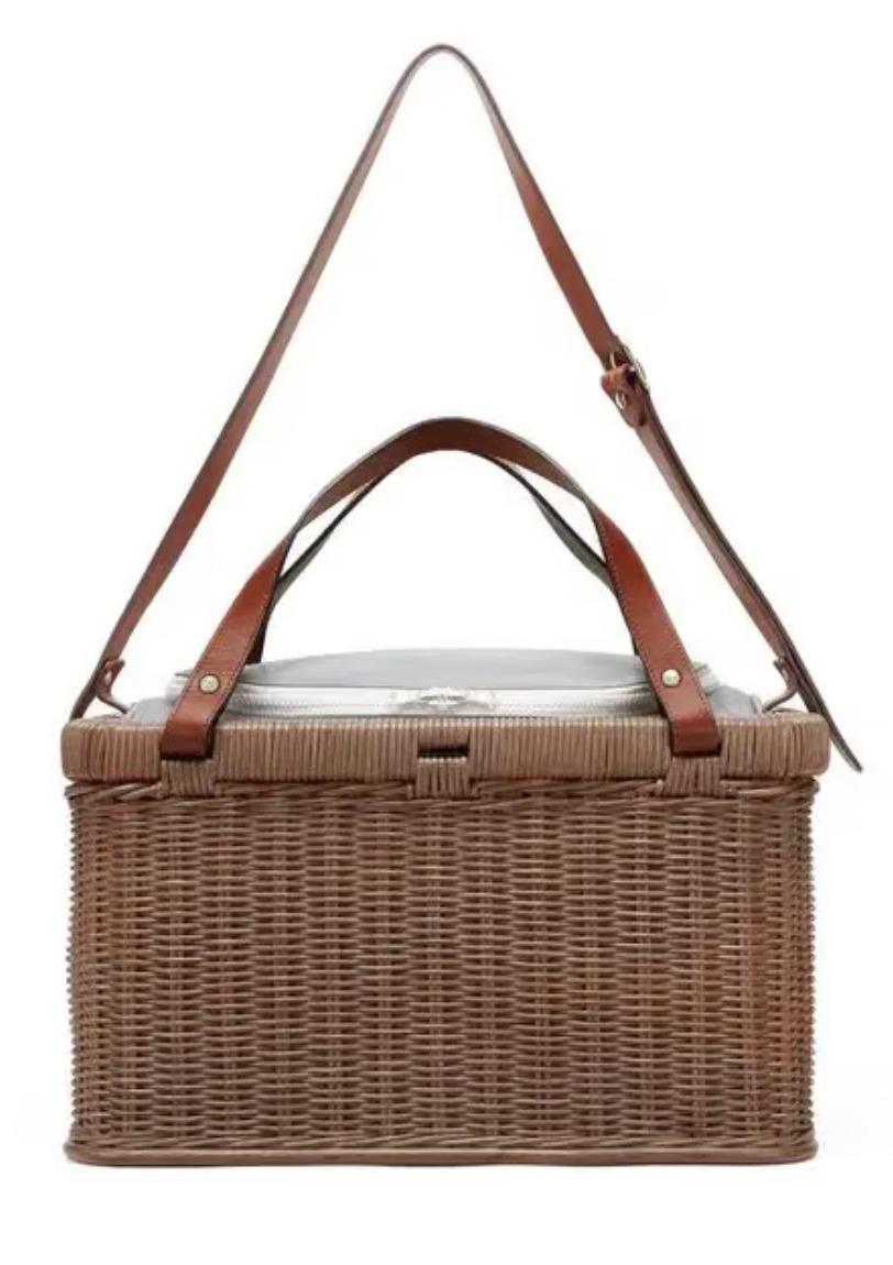 かごバッグ BRUNELLO CUCINELLI- WICKER BASKET BAG