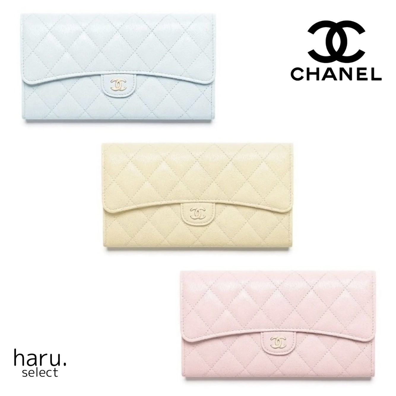 エレガント＊上品【CHANEL】フラップウォレット 長財布