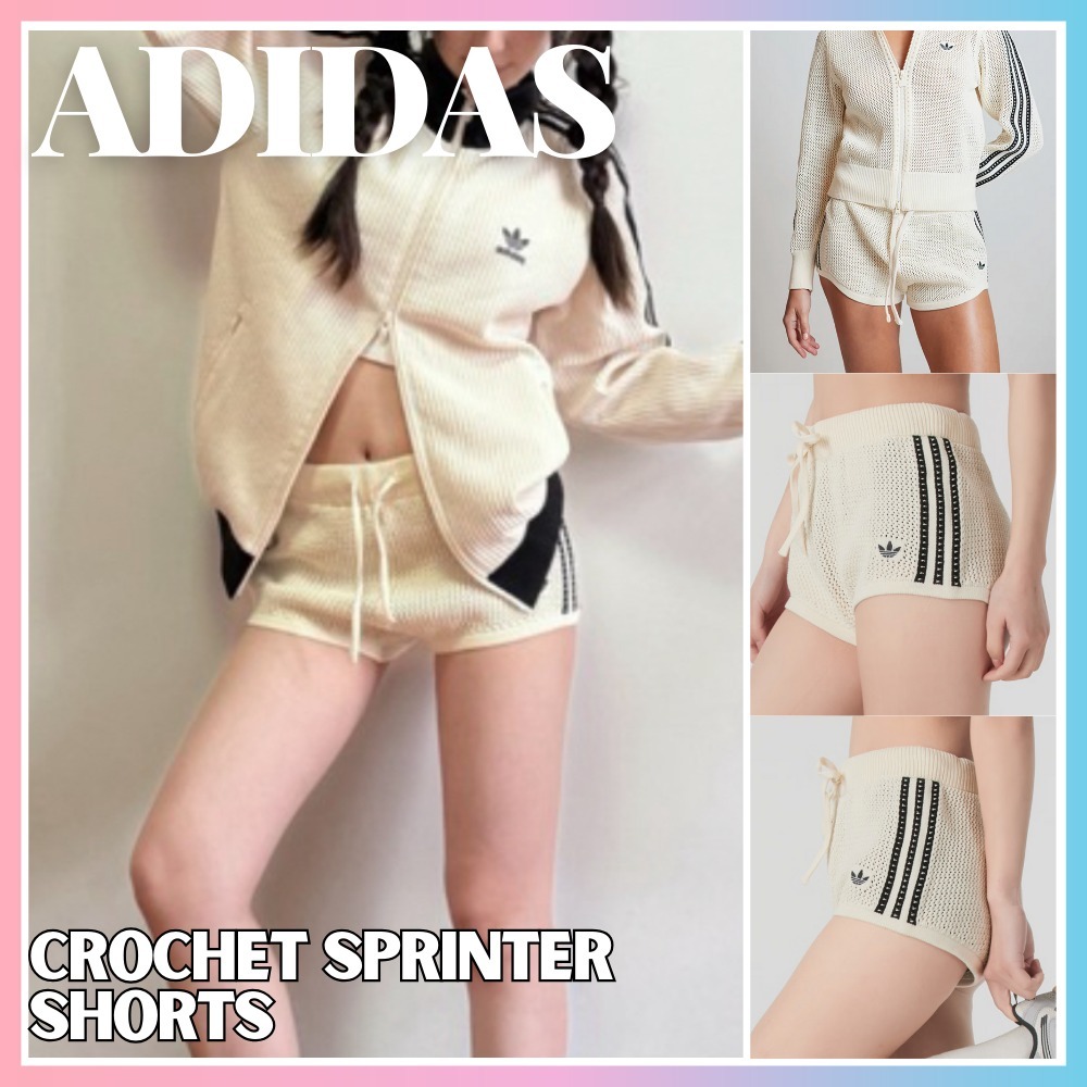 ★ADIDAS★25SS★Originals Premium Crochet Sprinter Shorts