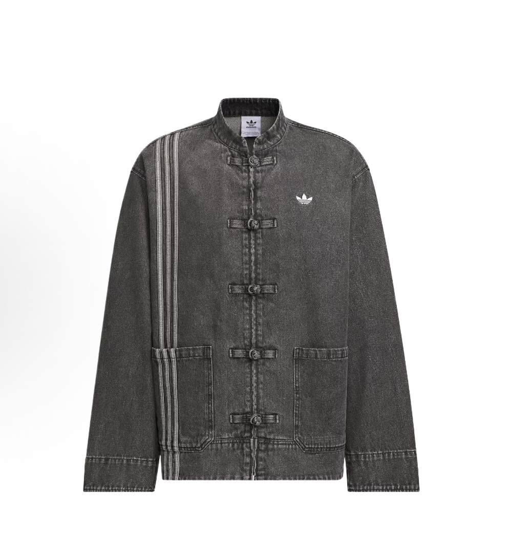 【adidas】トレンディ★CTT 3.0 DENIM チャイナネックジャケット adidas】トレンディ☆CTT 3.0 DENIM チャイナネックジャケット