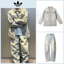 関税込★adidas★Originals Adicolor デニム ジャケット adidas(アディダス)のメンズ デニムジャケット 人気アイテム