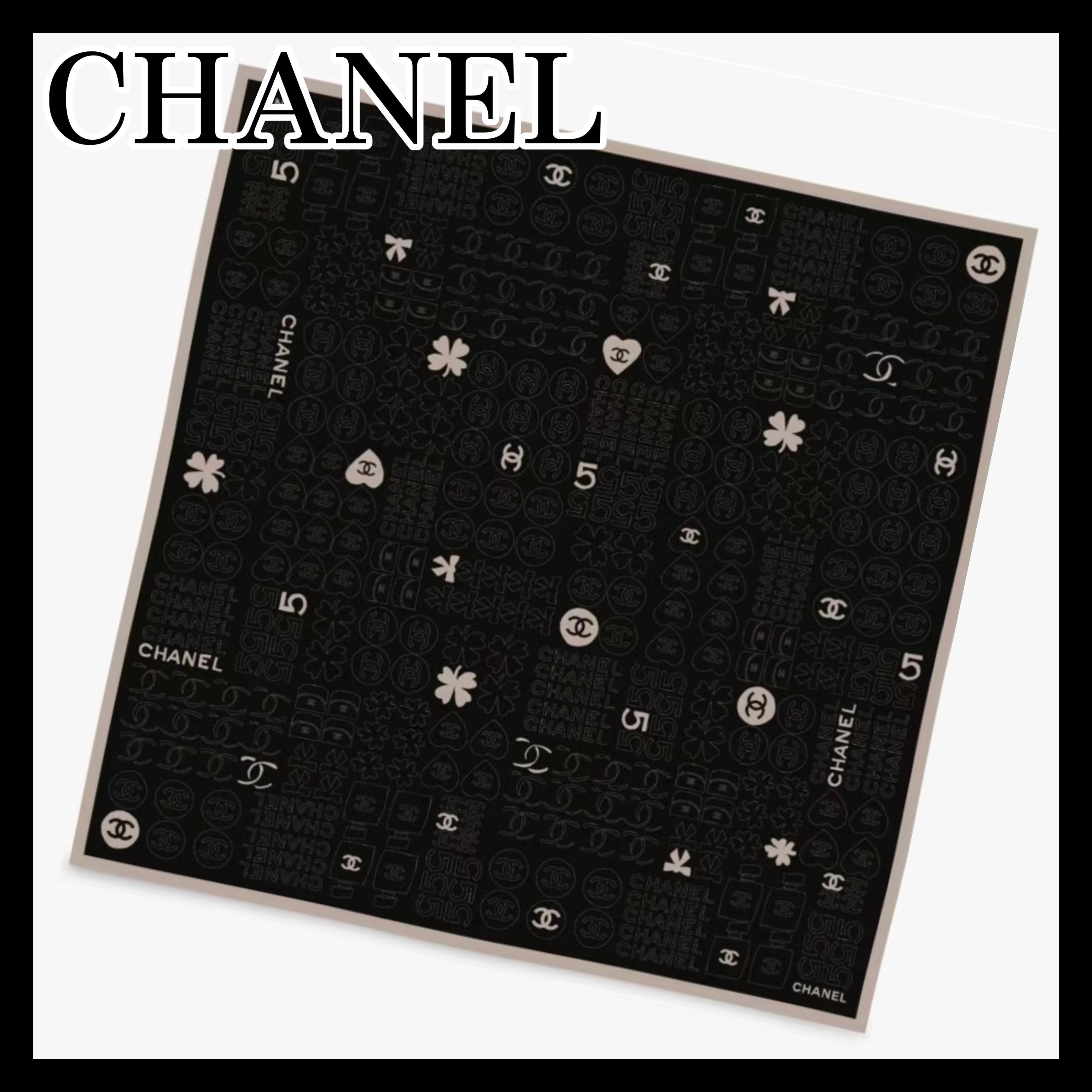 《マイルドなバイカラーがお洒落♪》25S限定★CHANEL スカーフ