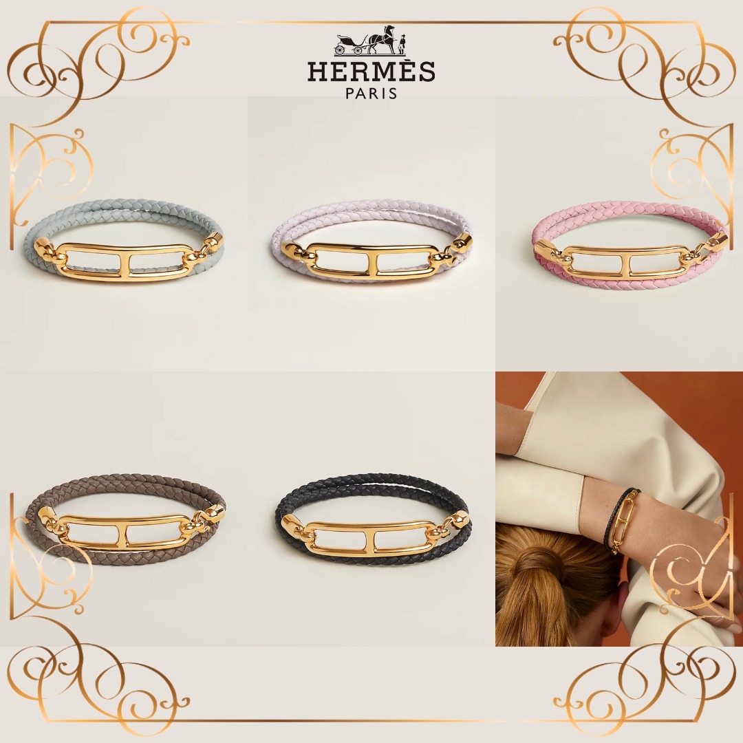 ★お洒落★【HERMES】Roulis Double Tour ブレスレット