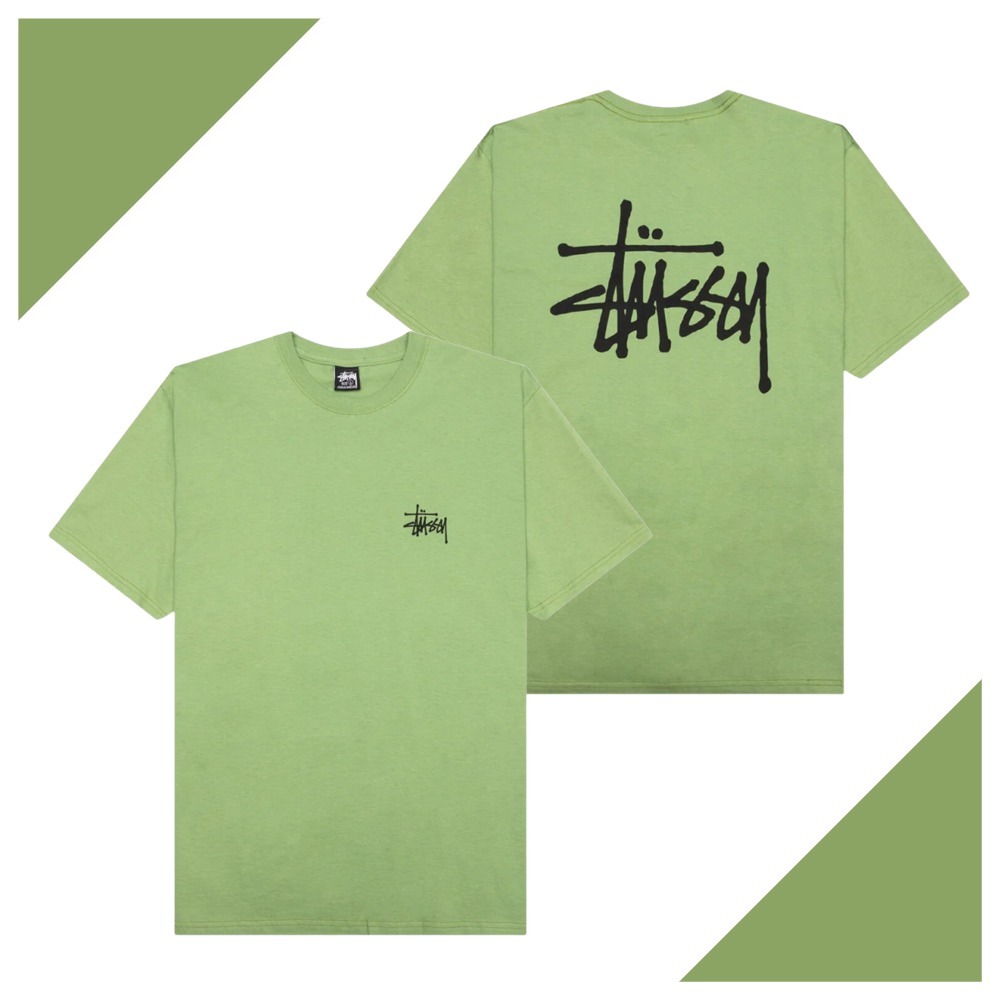 【Stussy】◆Basic Stussy T-Shirt Moss 2023◆大人気・関税込◆