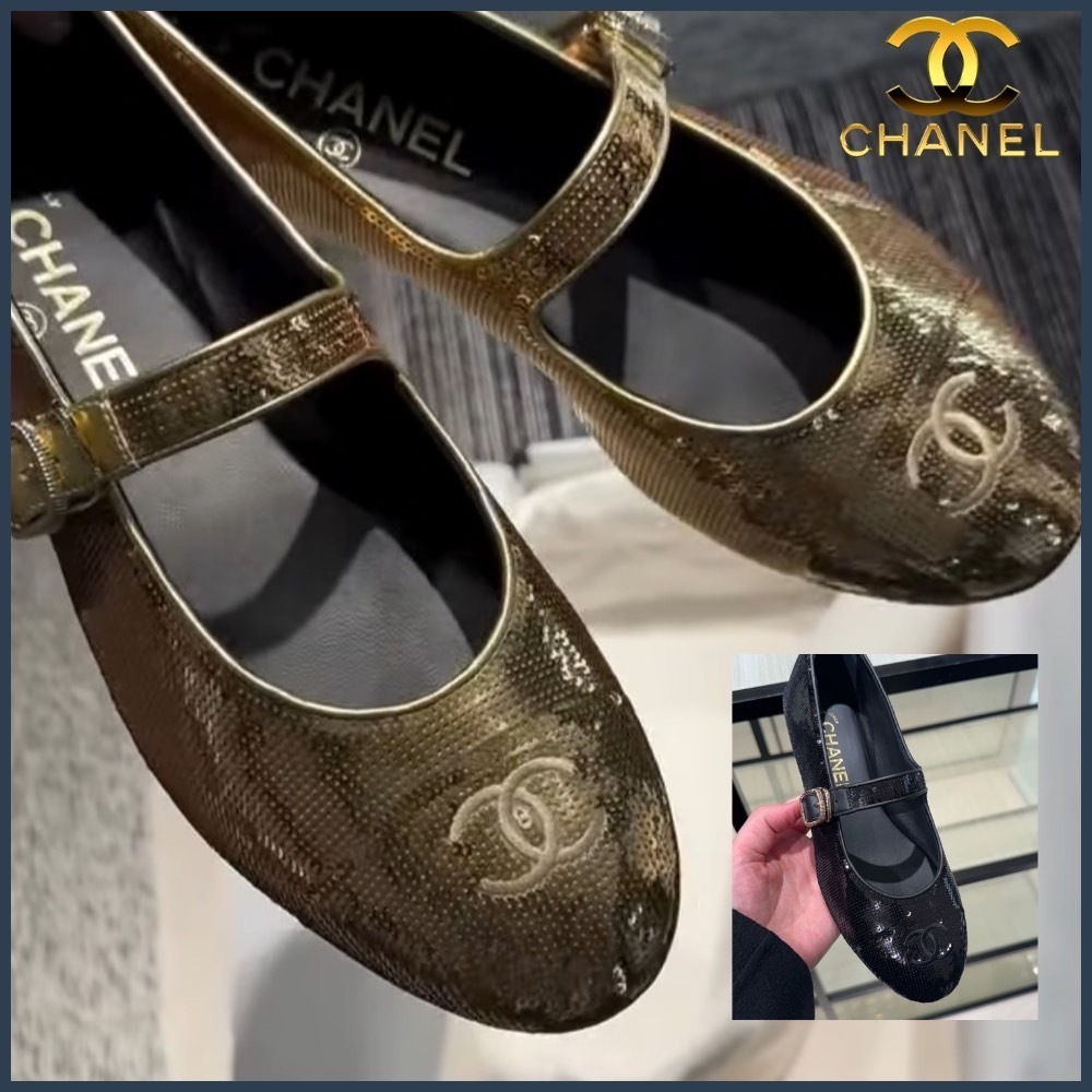 【人気のスパンコール♪】CHANEL メリージェーン パンプス 25SS 人気のスパンコール♪】CHANEL メリージェーン パンプス 25SS