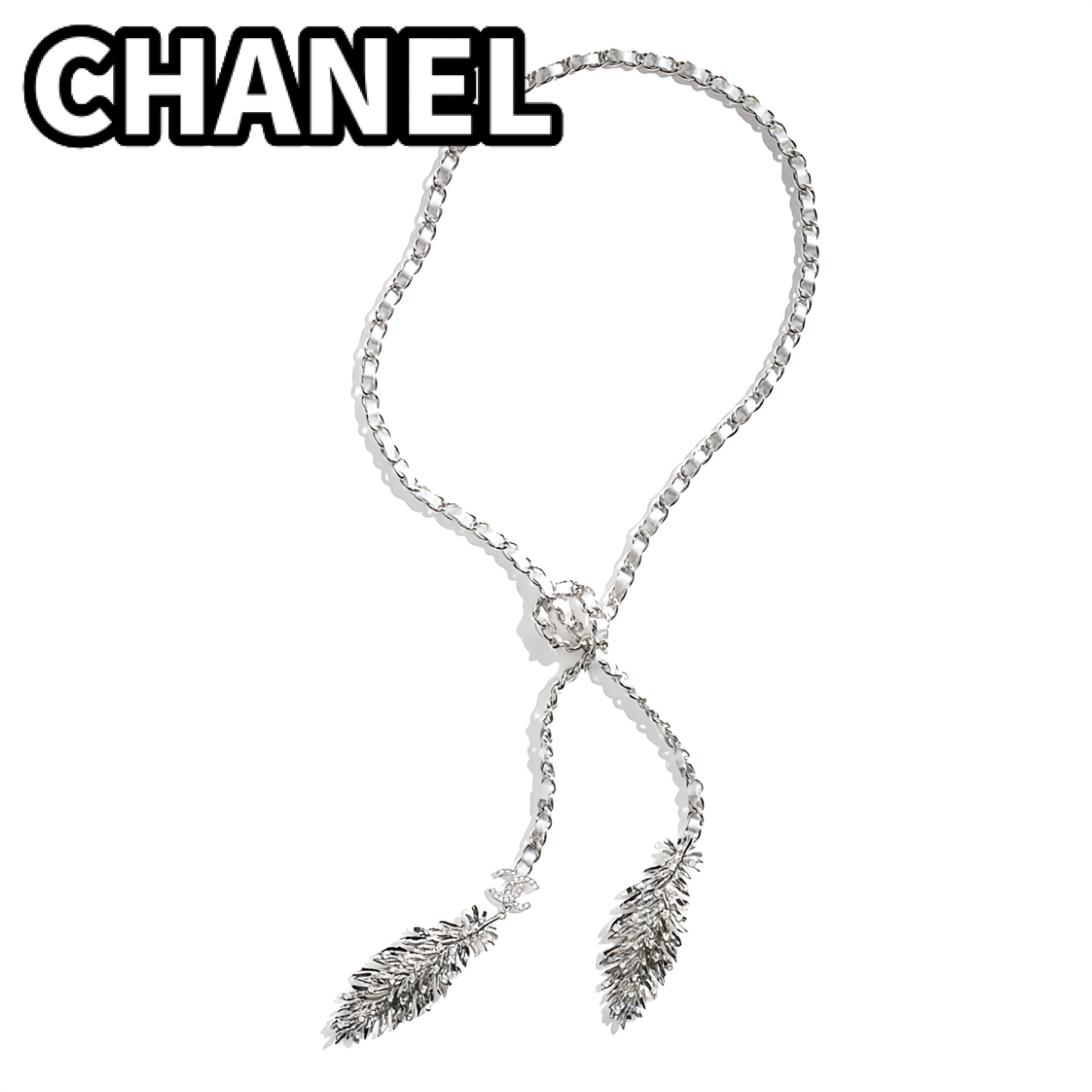 【25S/コーデに合わせやすい♪】CHANEL ネックレス フェザー