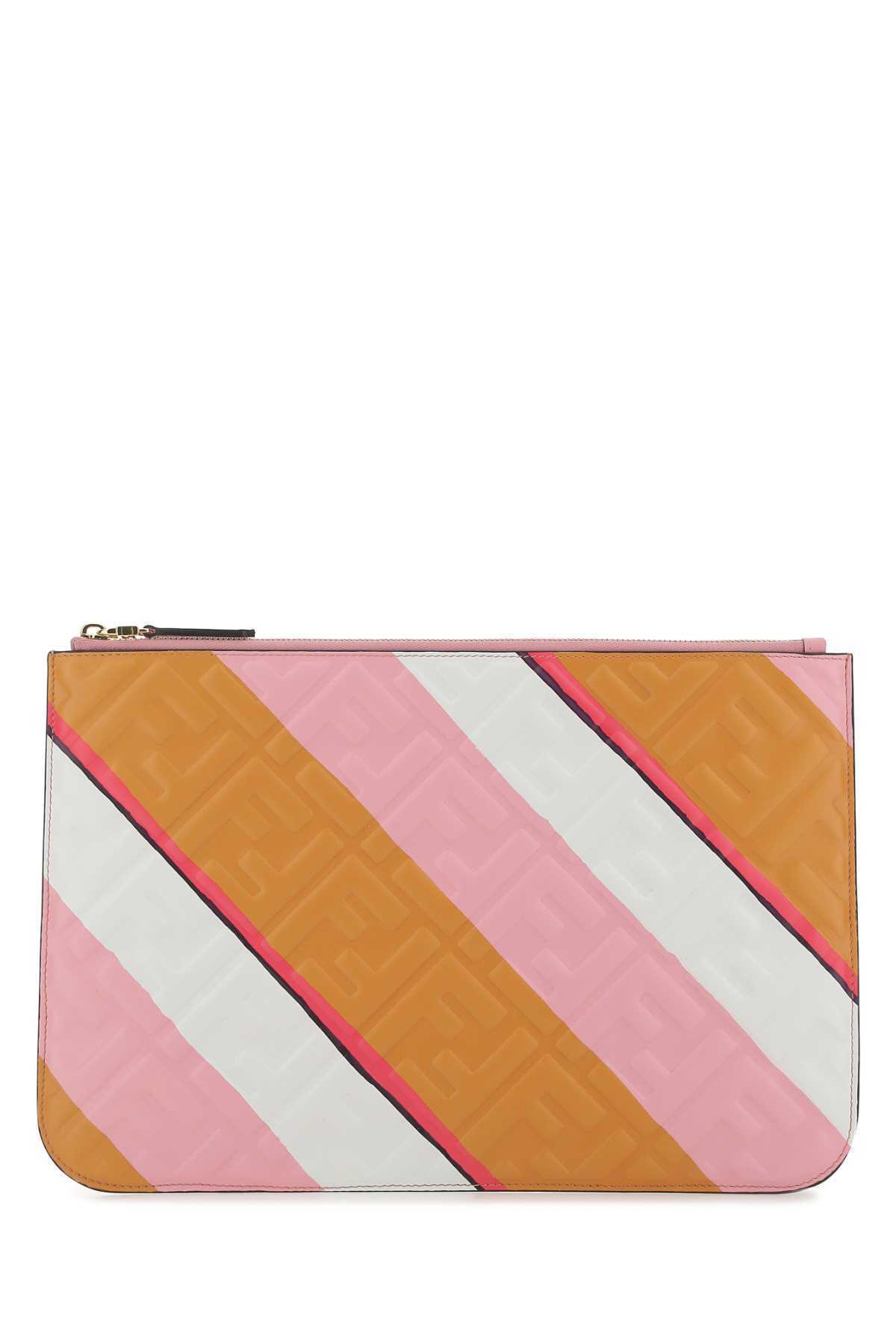 【関税&送料込】Fendi Multicolor Nappa Leather Pouch