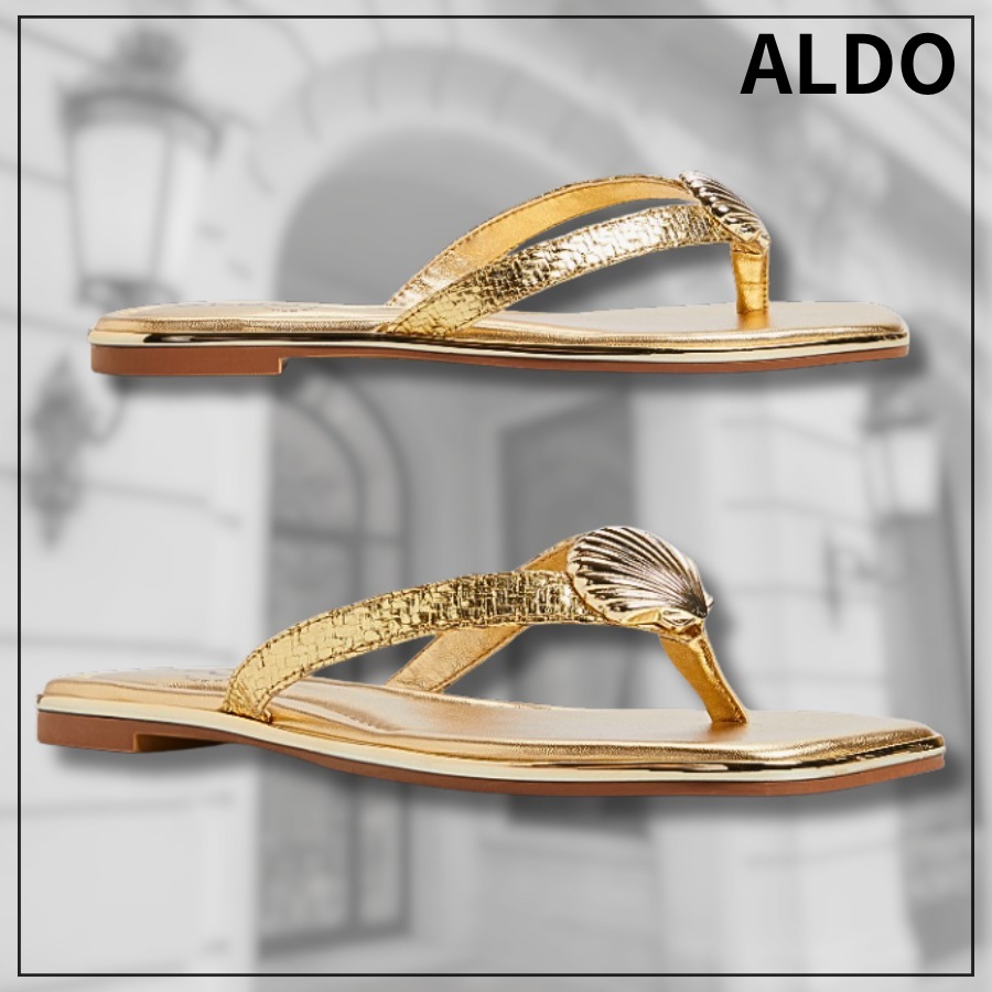 【追跡あり】ALDOフリップフロップ Beach Sandal★貝殻チャーム