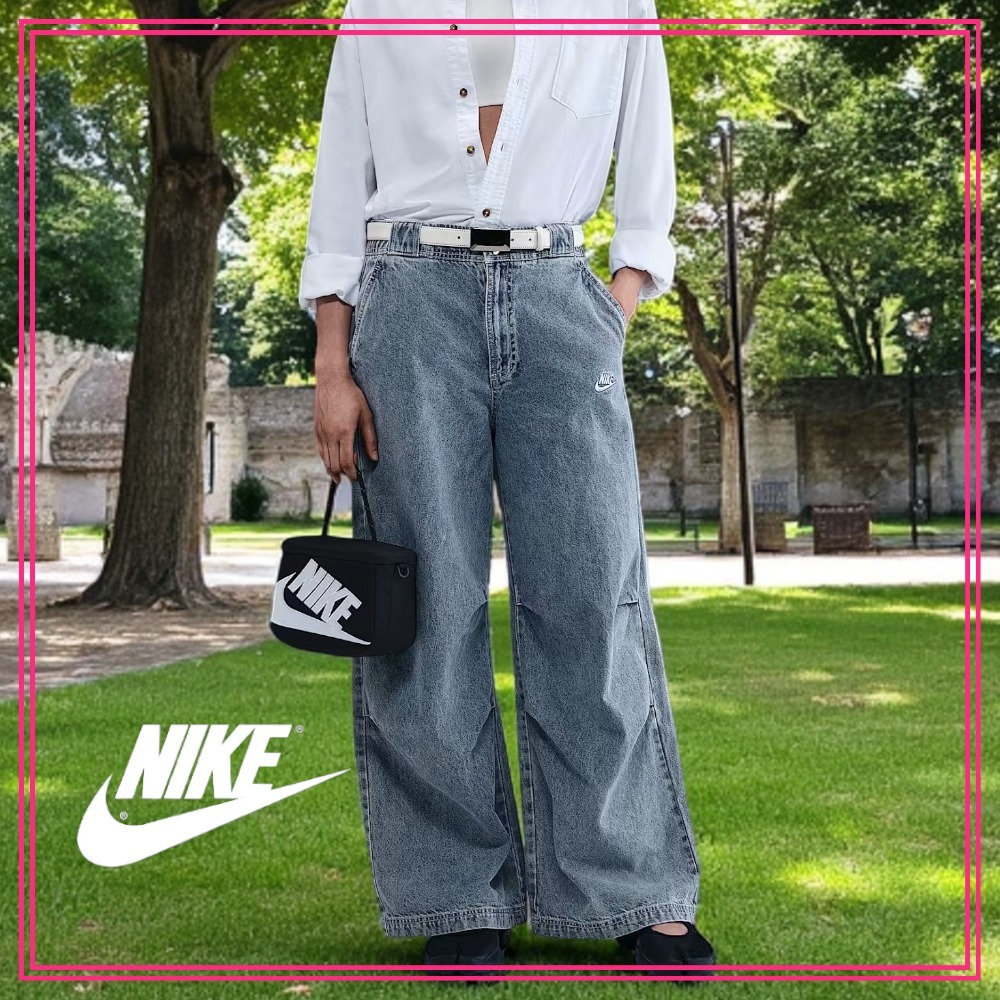 大人気 早い者勝ち NIKE デニム パンツ さり気ないオシャレ