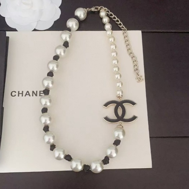 《気品漂うデザイン★》CHANEL ネックレス ロゴ パール