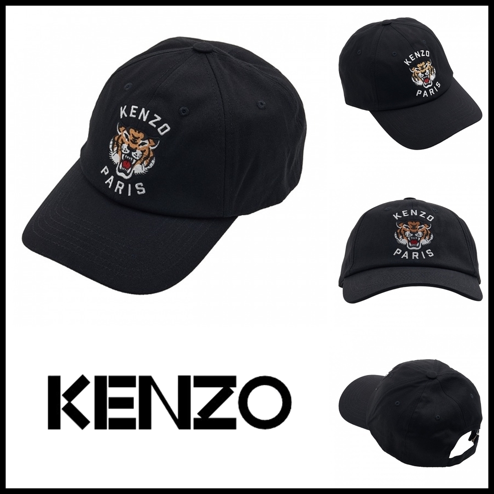 【Kenzo】 Varsity Cotton Cap Black ★送料・関税込★大人気★