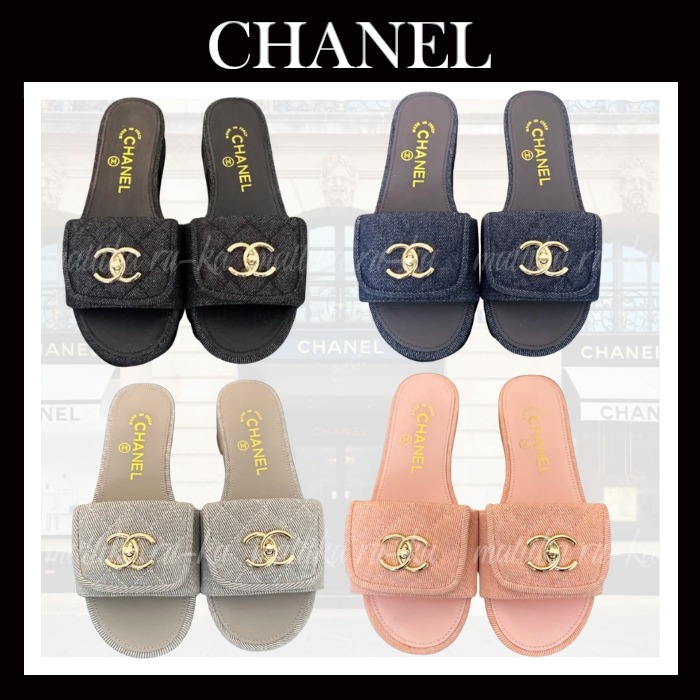 歩きやすいフラット♡オシャレ【CHANEL】シャネル サンダル