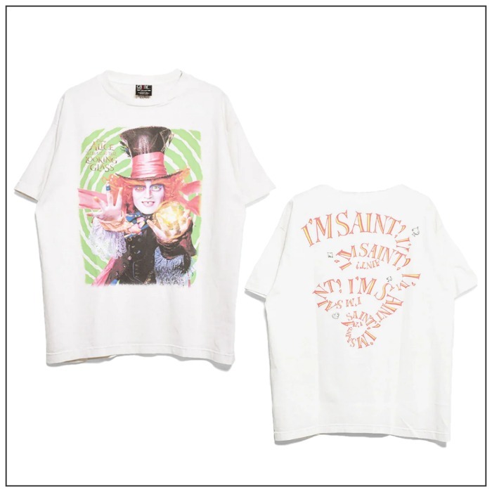 【SAINT Mxxxxxx】× DISNEY SS T-SHIRT MAD HATTER /要在庫確認