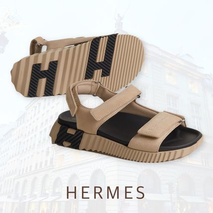25新作 エルメス ミュール ゴー レディース ベロア サンダル ベロア HERMES(エルメス) サンダル・ミュール(レディース