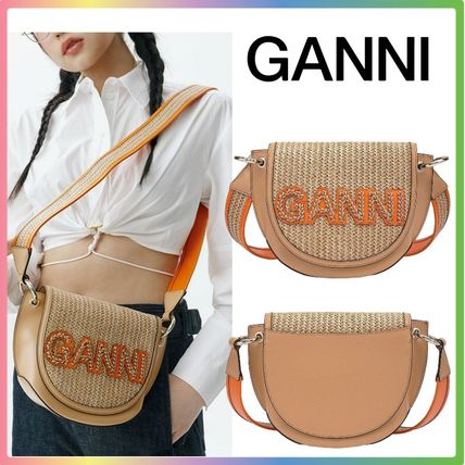 現地価格セール サドル Ganni(ガニー) バッグ・カバン