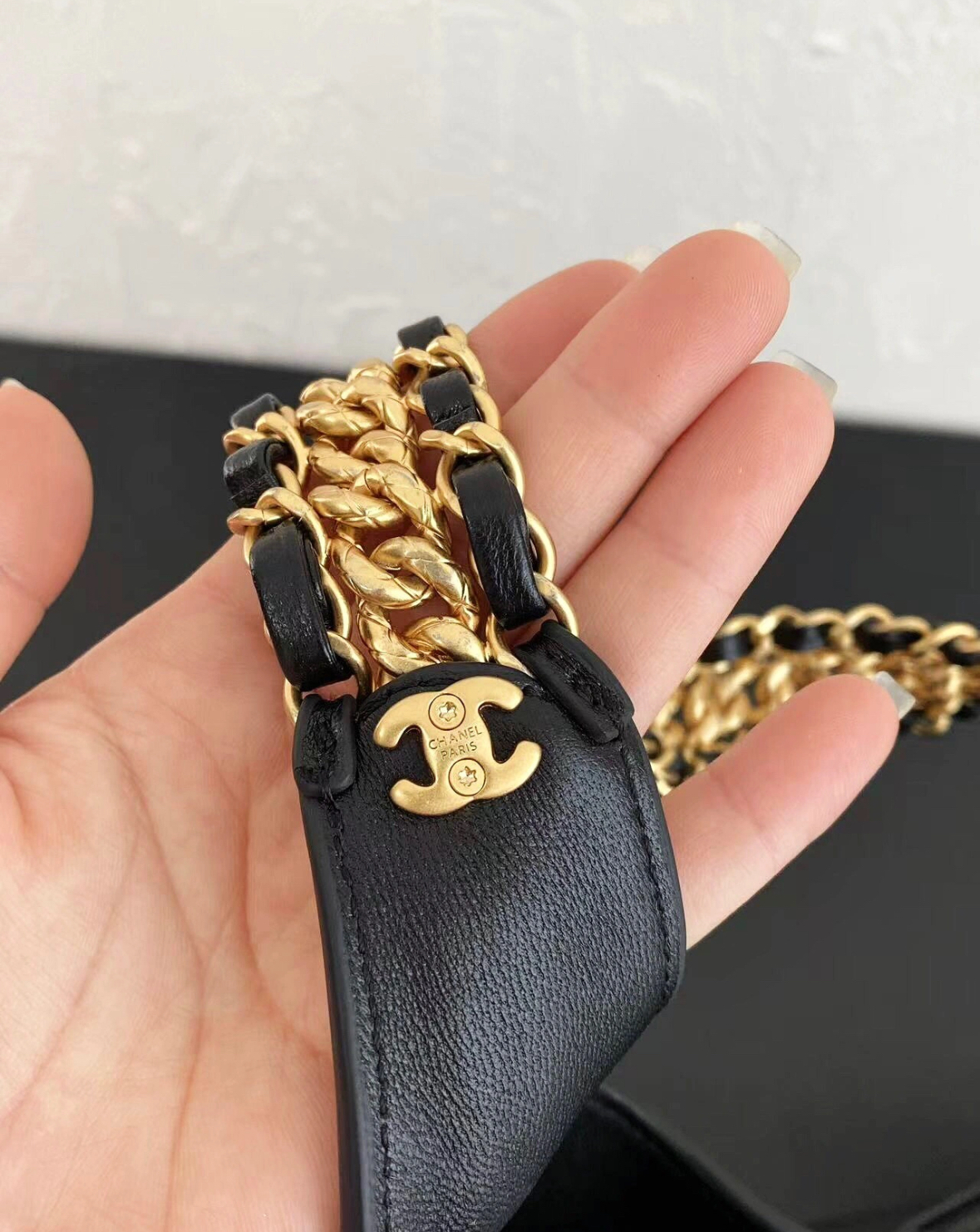 《25Cミニボストン☆》CHANEL ブラック ゴールド金具 ショルダー