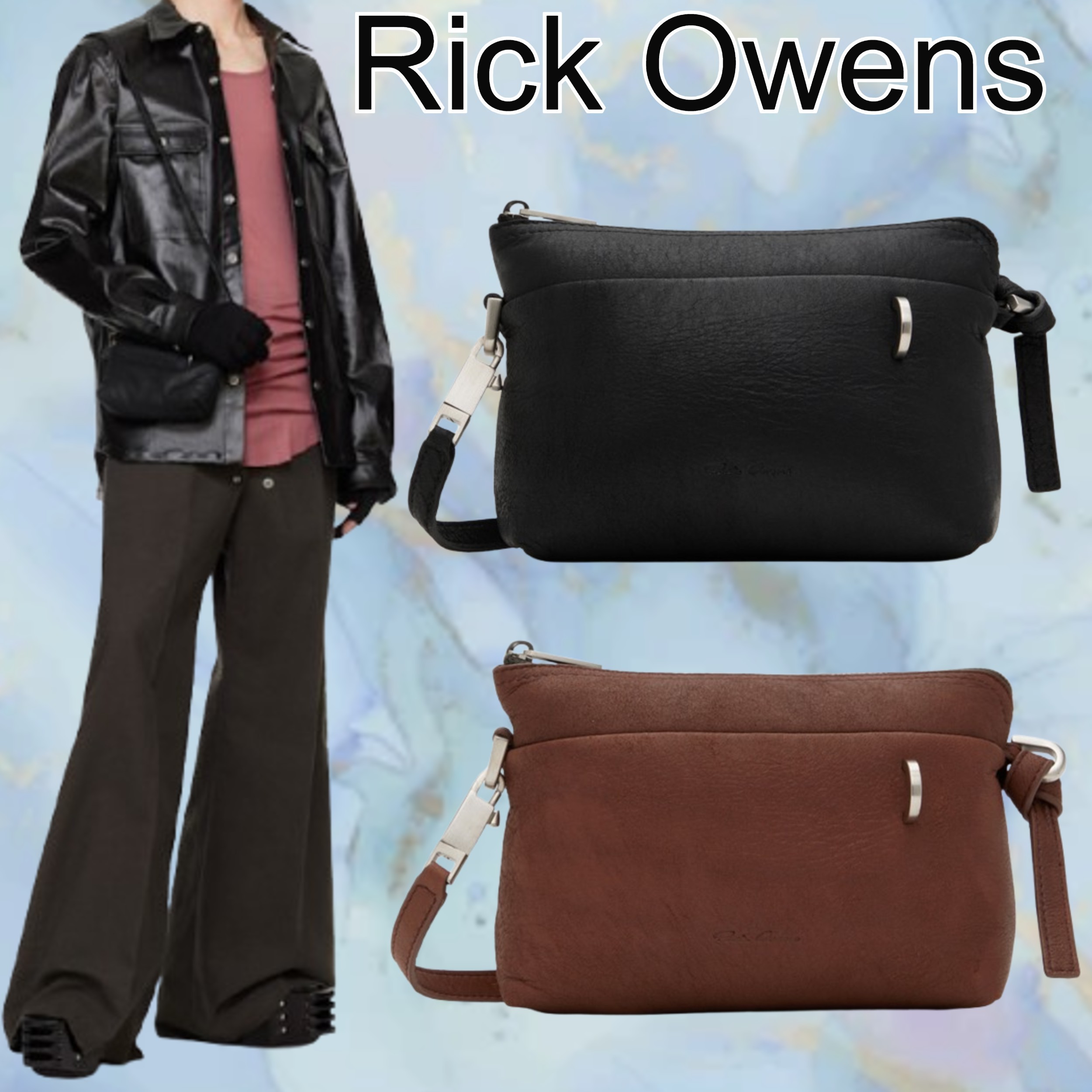 【Rick Owens】スモール Porterville Adri ショルダーバッグ