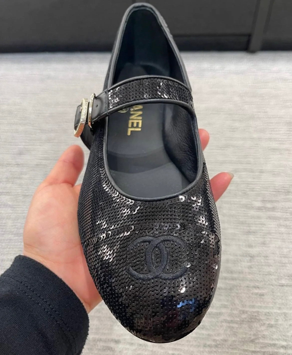 《足元からキラキラ輝く♪》25S限定★CHANEL メリージェーン