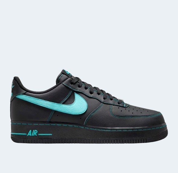 【NIKE】Air Force 1 Low Black Aurora Green (HQ2037-002)