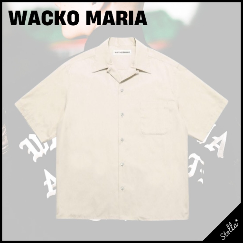 完売前に■WACKO MARIA■OPEN COLLAR SHIRT S/S