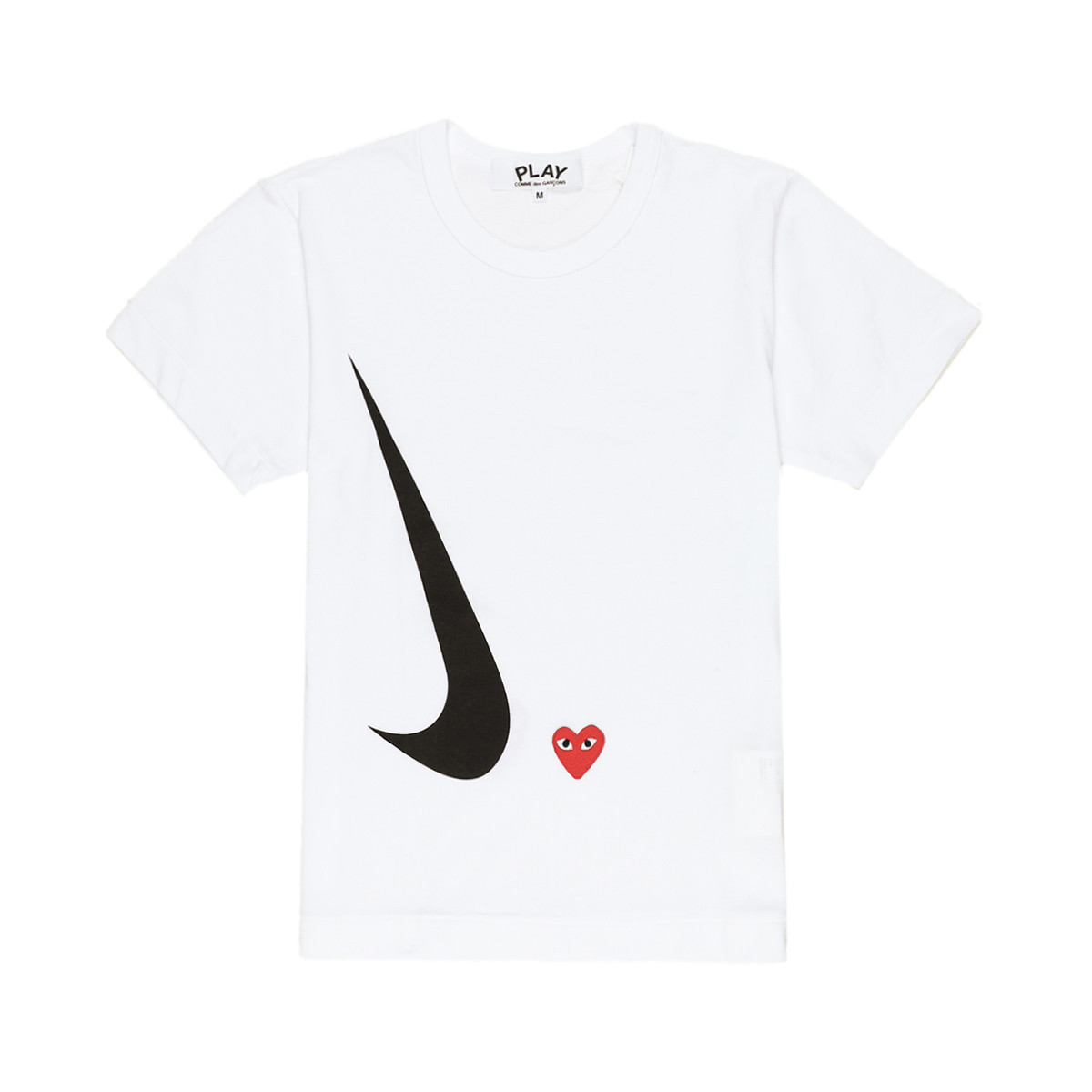 COMME des GARCONS★nike ロゴプリント コットンTシャツ CG1
