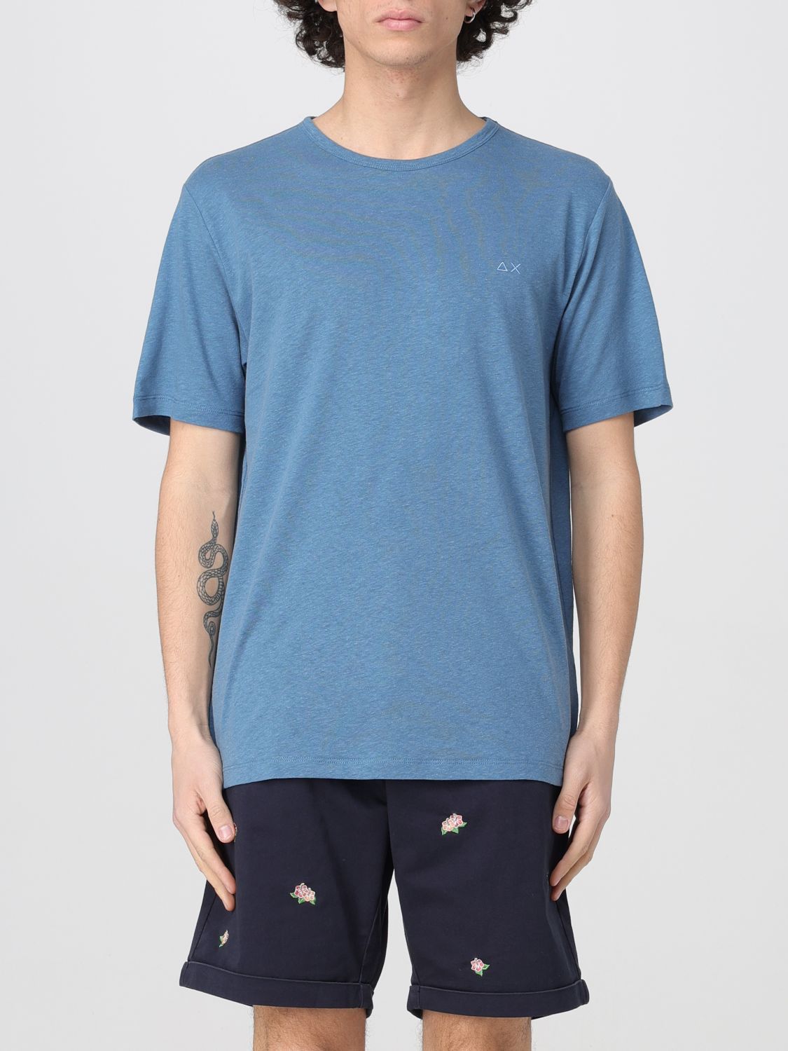 Tシャツ・カットソー SUN68 Men T-shirt Avion T35132 80