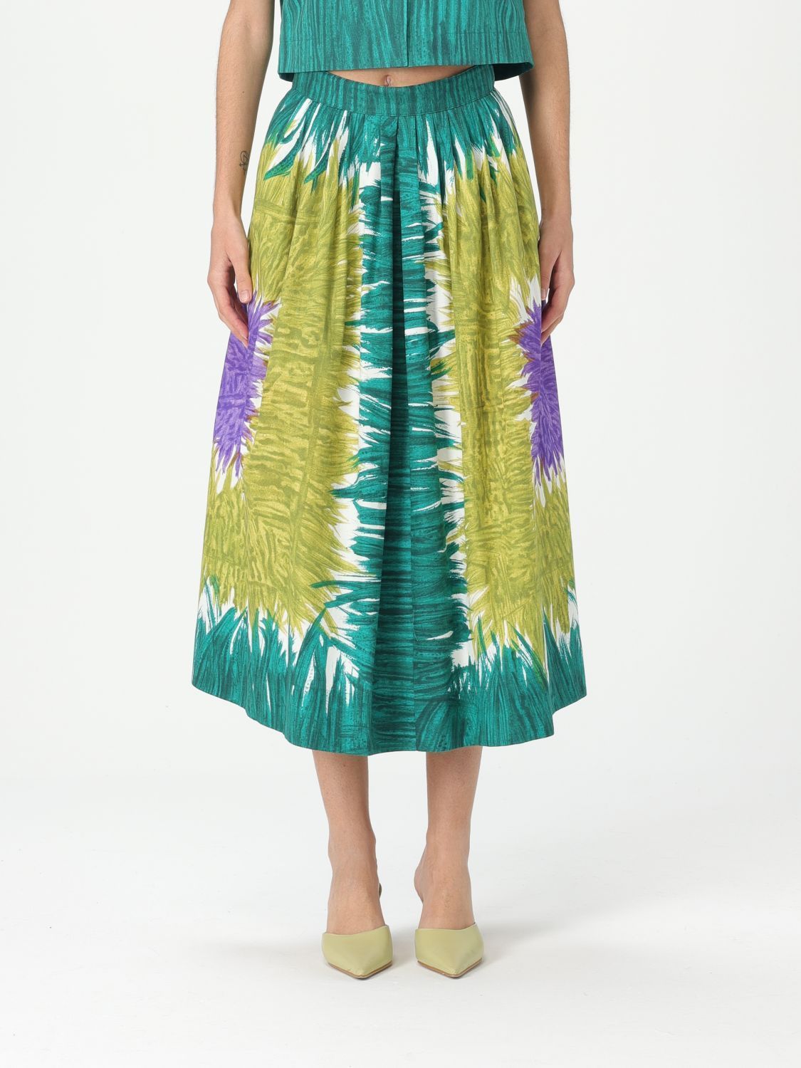 スカート WEEKEND MAX MARA Woman Skirt Green 2515101036600 001