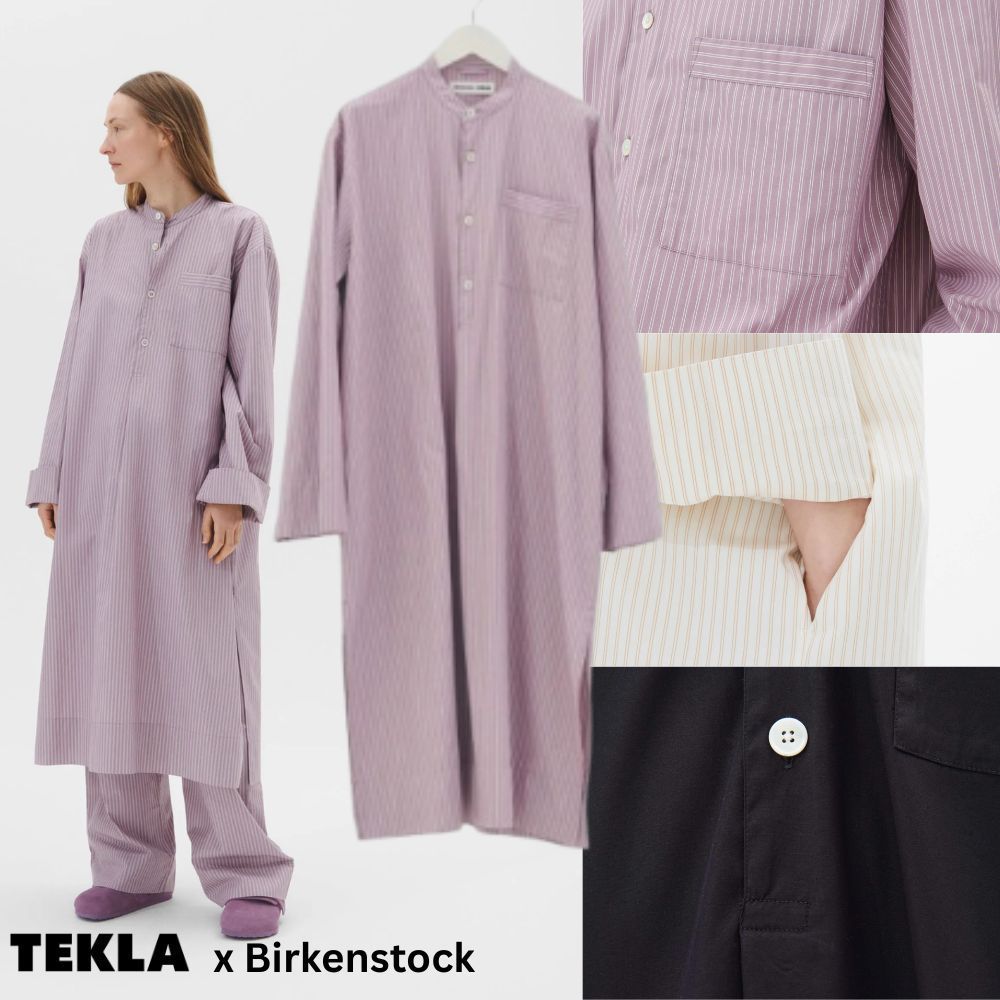 TEKLA × Birkenstock カフタンパジャマ コットン100％