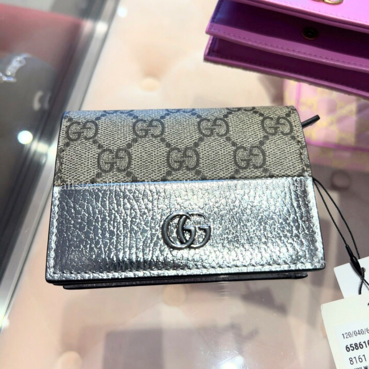 【GUCCI】グッチ GGマーモント 2つ折り コンパクト財布