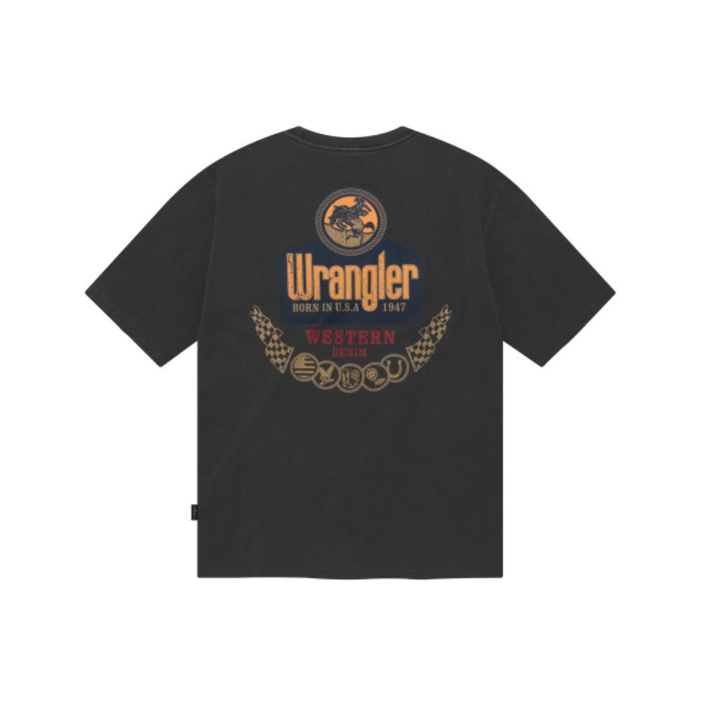 ◆Wrangler◆ Western Symbols TShirt Charcoal