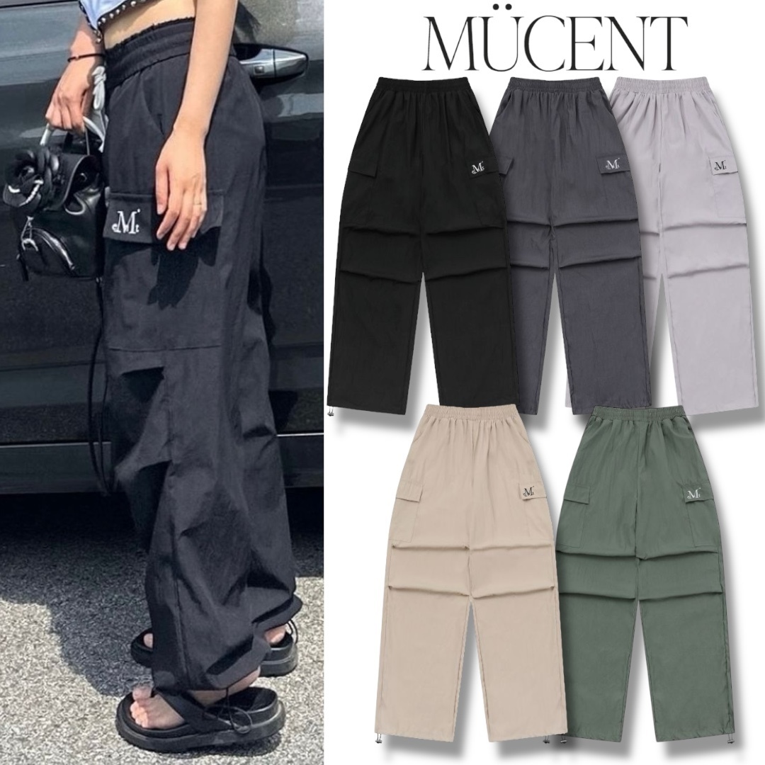 【MUCENT】GROSS NYLON CARGO PANTS_UNISEX ☆韓国人気☆