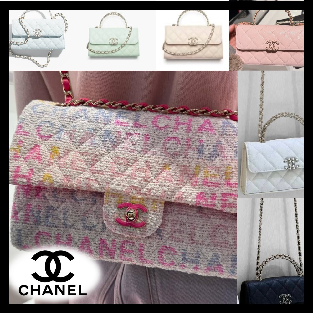 カラバリ/春夏限定カラーも★【CHANEL】トップハンドルバッグ