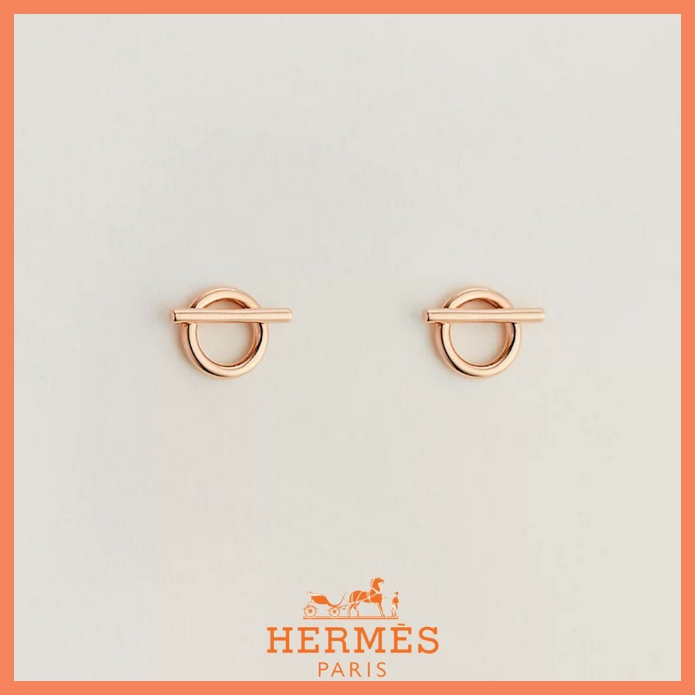 【シンプルで上品♪】HERMES ピアス