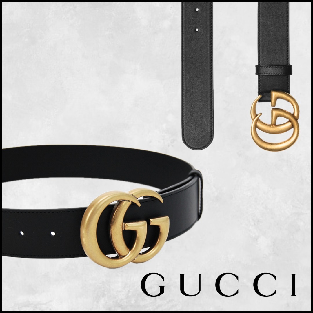 【GUCCI】 グッチ マーモントGGロゴ ダブルG ベルト 400593AP00T
