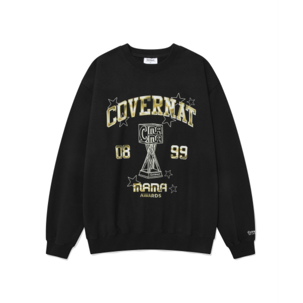 スウェット・トレーナー COVERNAT COVERNAT X 2024 MAMA AWARDS GRAPHIC MAN TO MAN BLAC
