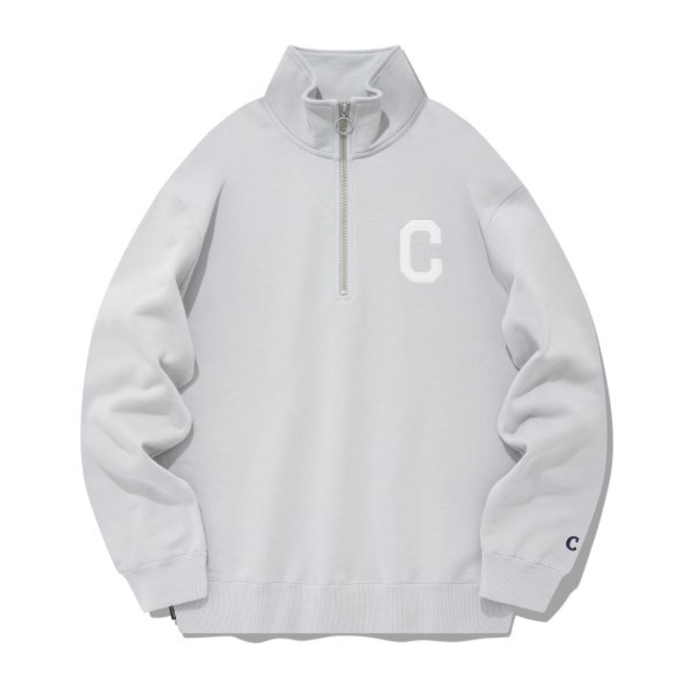 スウェット・トレーナー COVERNAT C Logo Half Zip Up Man to Man Blue