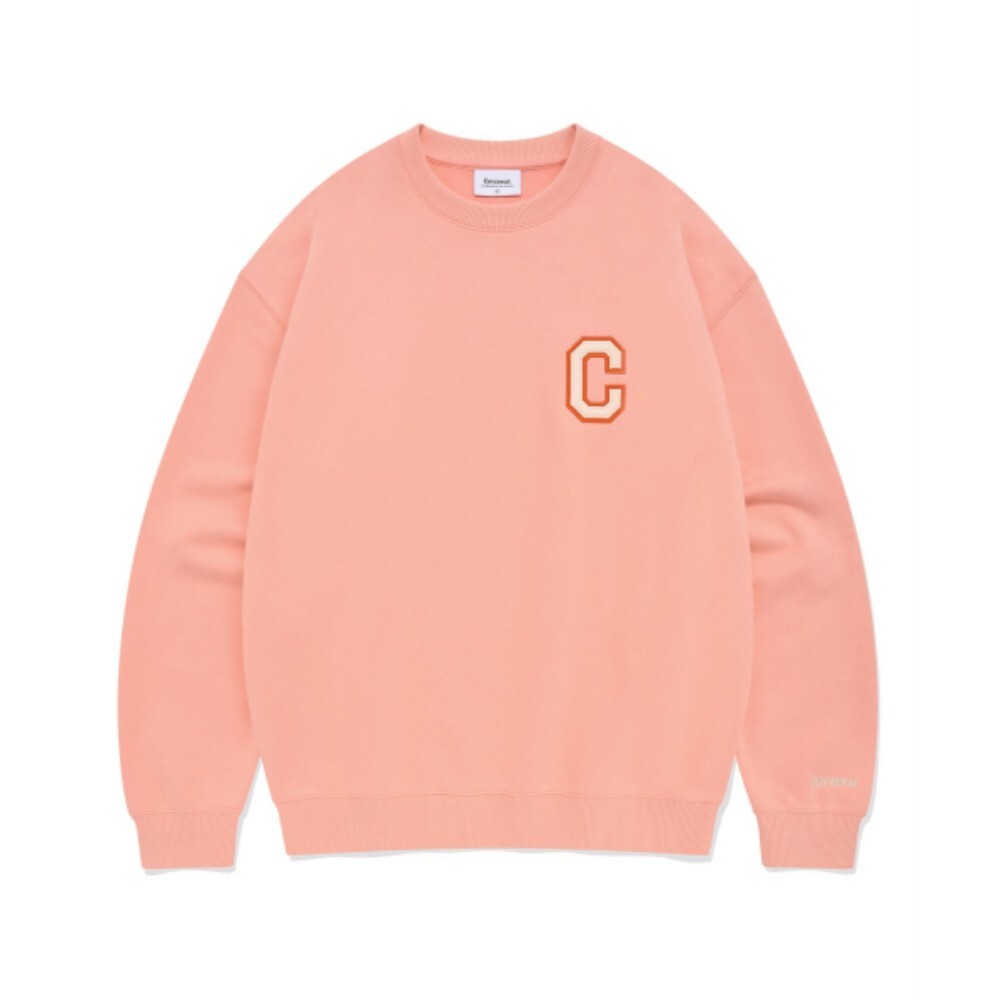 スウェット・トレーナー COVERNAT C Logo Man to Man Peach