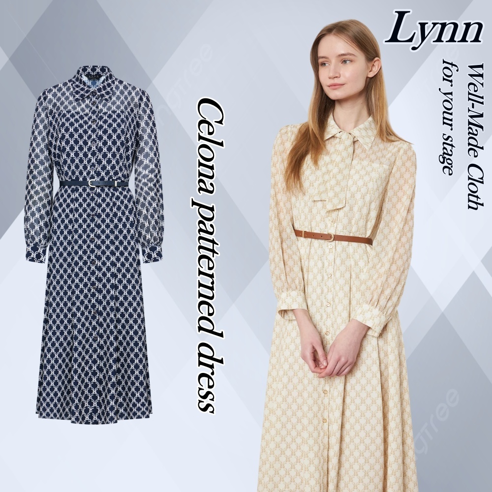 ◆LYNN(リーン) セロナ柄ワンピース