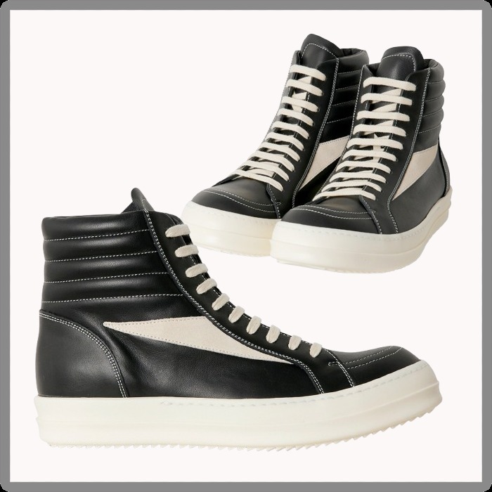 関税負担なし◆RICK OWENS◆HIGH VINTAGE ハイトップスニーカー