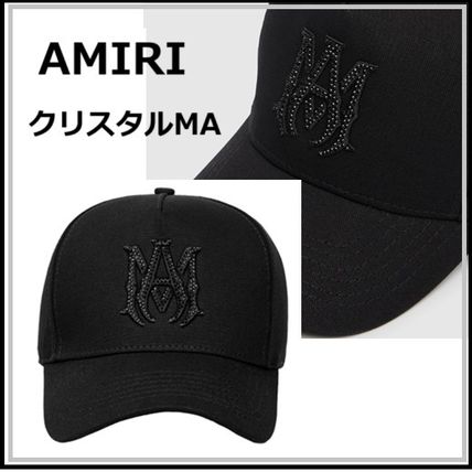 Amiri Crystal Hat in Black | FWRD