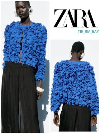 【ZARA】ペタル ジャケット 3920/340/630 スペイン発送 ZARA ペタルジャケット 上品カジュアル 数量限定